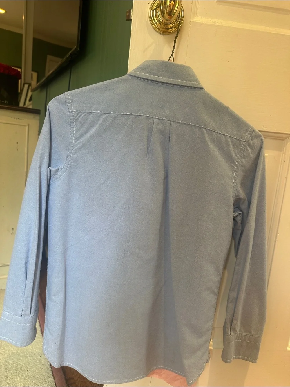 Gap Boys Oxford Shirt Long Sleeve Button Down